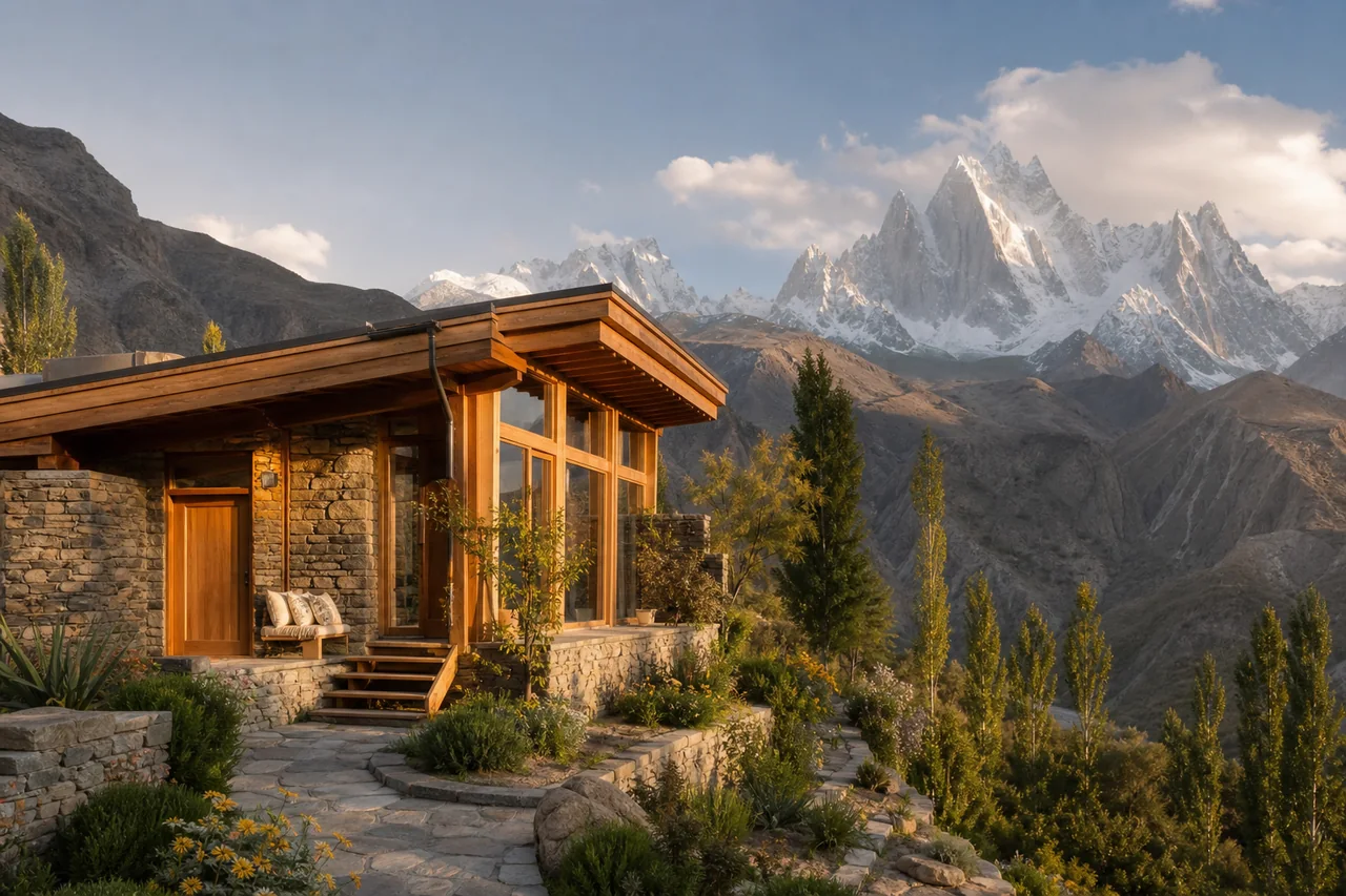Luxury mountain cabin in Hunza, Pakistan