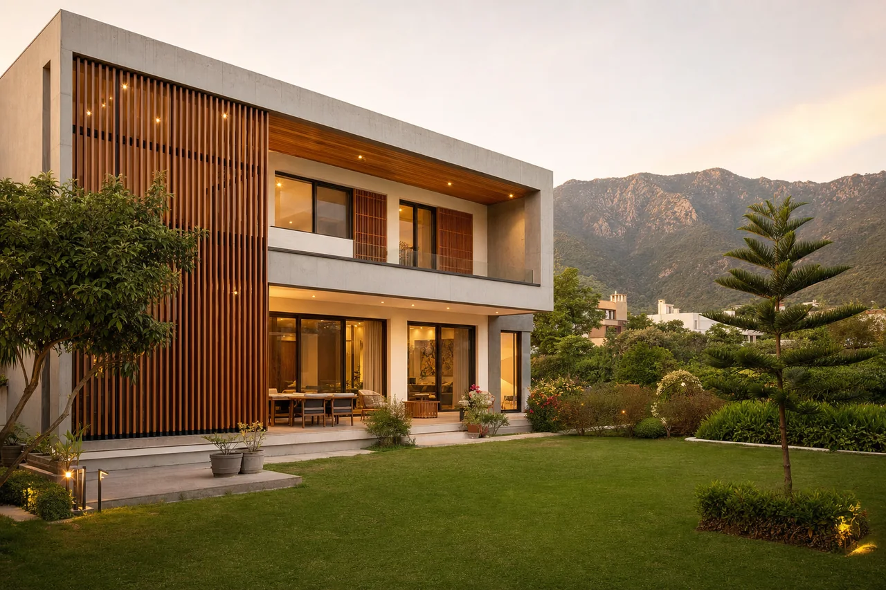 Modern vacation villa in Islamabad, Pakistan