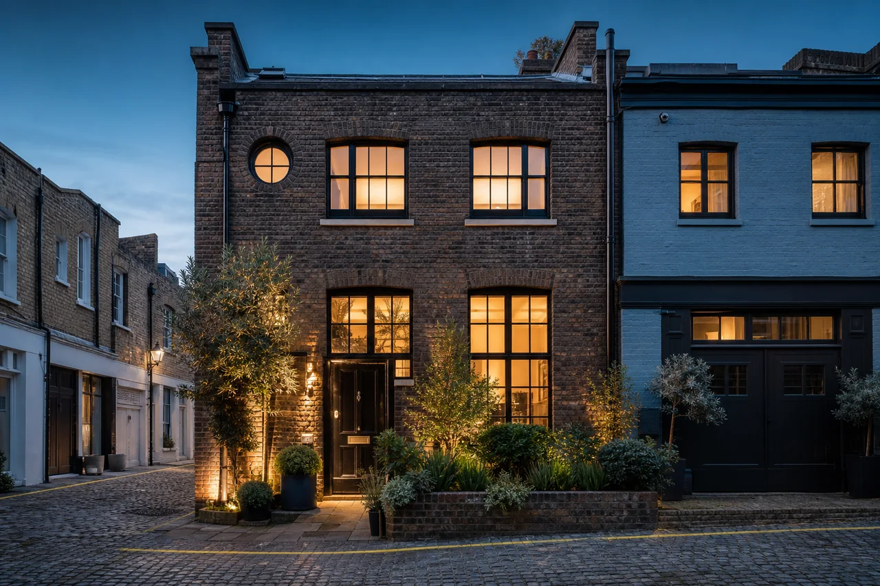 Design-led mews townhouse in London, United Kingdom